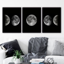 Wallity Cuadro Decorativo Enmarcado Multicolor (3 Piezas)